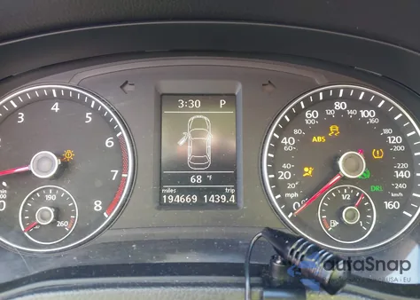 2012 Volkswagen Passat 2.5L Sel из США, поврежденный, VIN 1VWCP7A3XCC026664